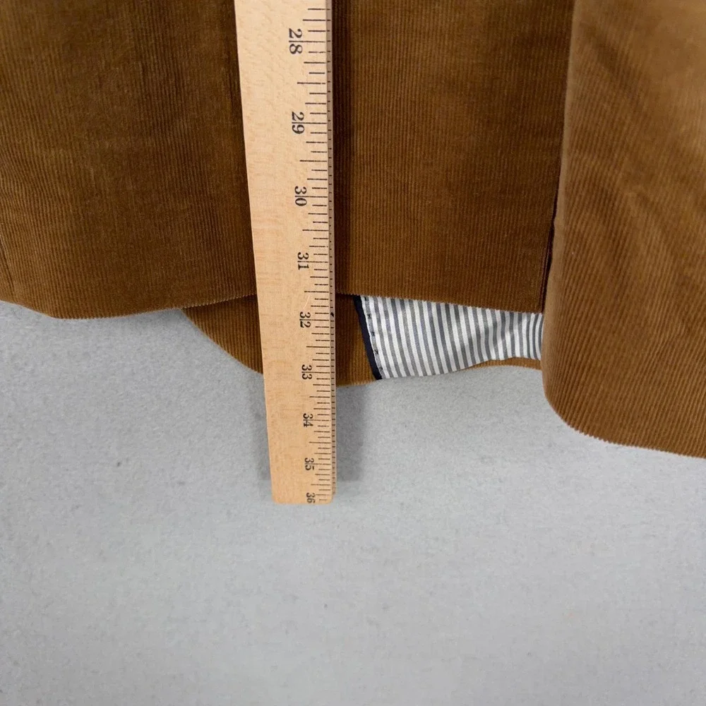 Banana Republic Blazer Mens 46L Brown Corduroy Tailored Fit Duca Visconti Career